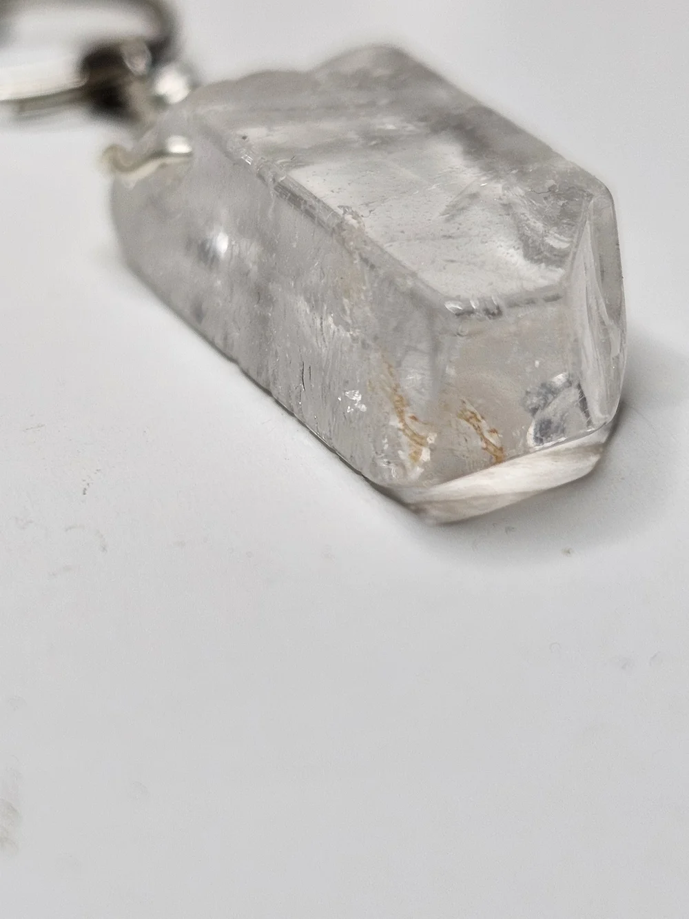 Crystal Keychain Key & Card Holder - Clear